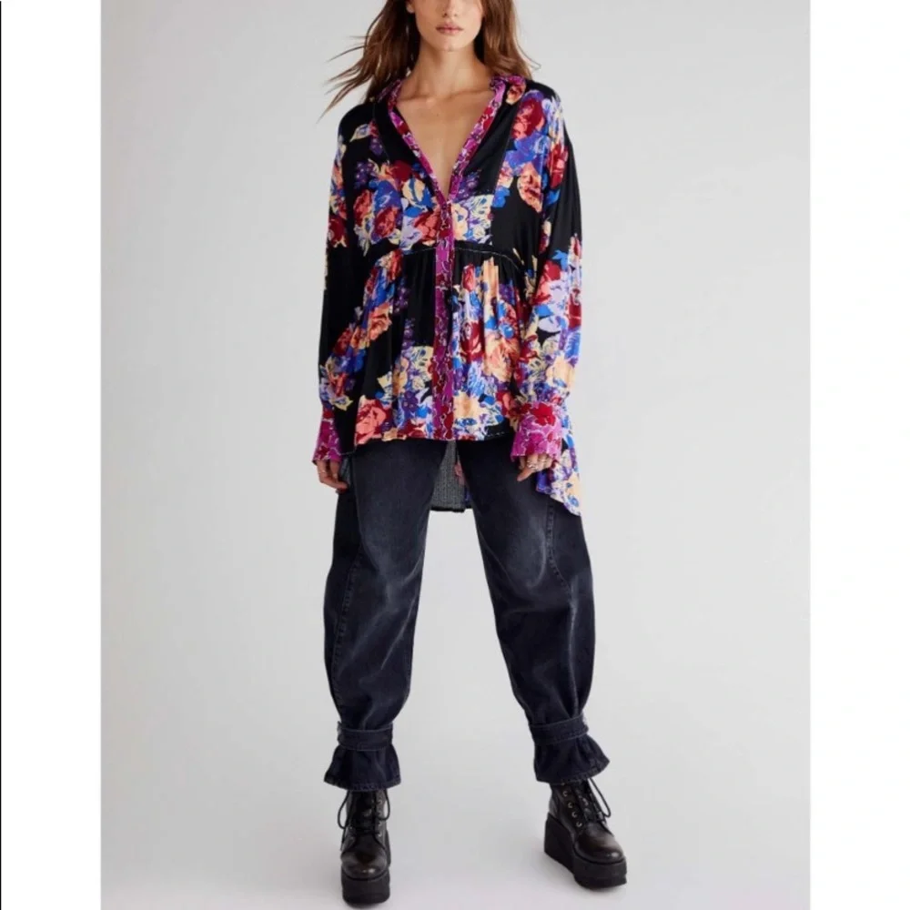 FREE PEOPLE “BRUNCH A BRUNCH”TUNIC/ LAST ONE NO OFFERS - Picture 4 of 10